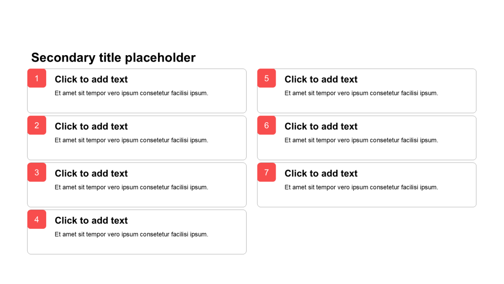 Simple and flat plain text list