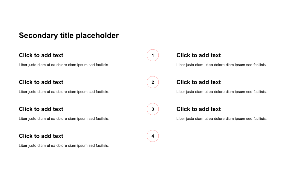 Simple and flat plain text list