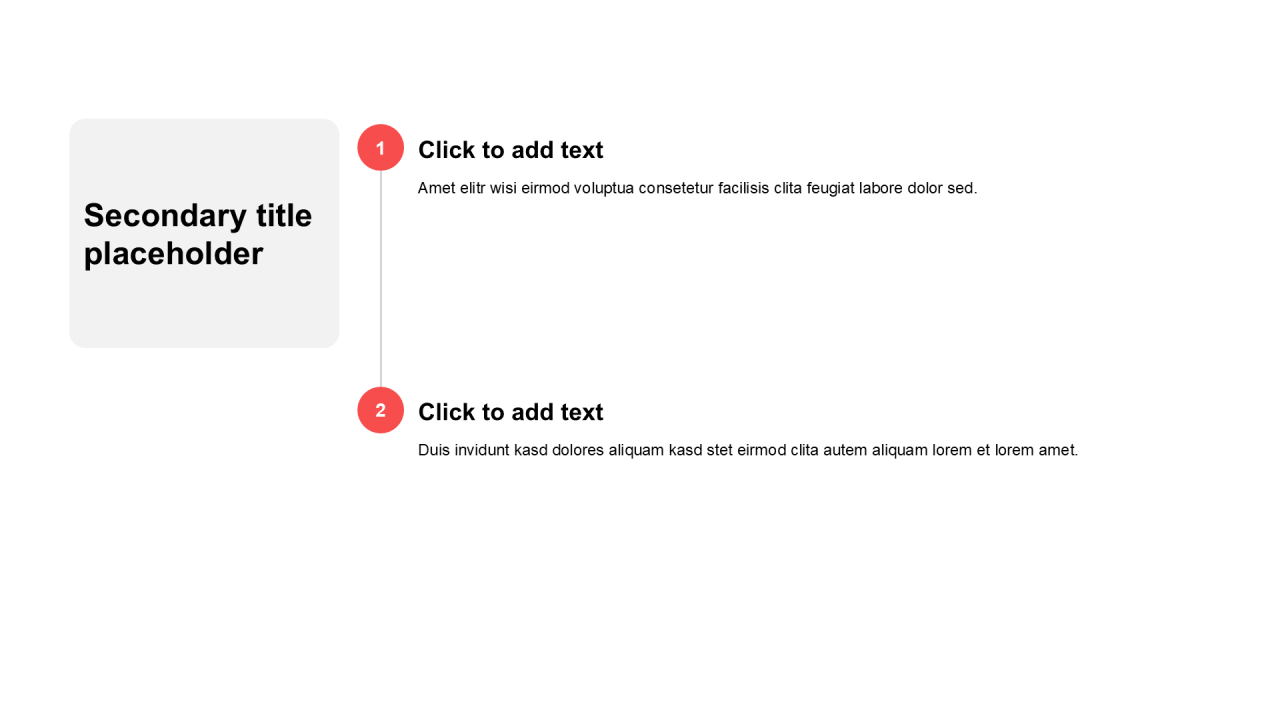 简约扁平纯文字列表