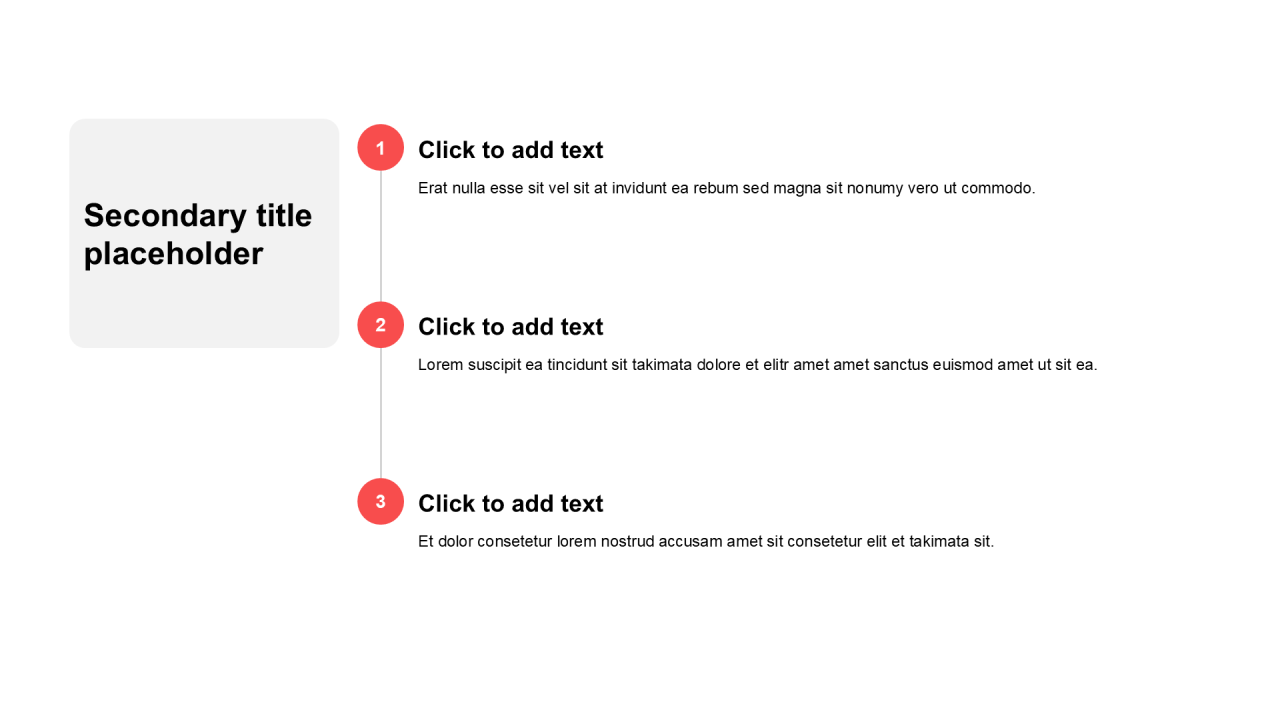 简约扁平纯文字列表