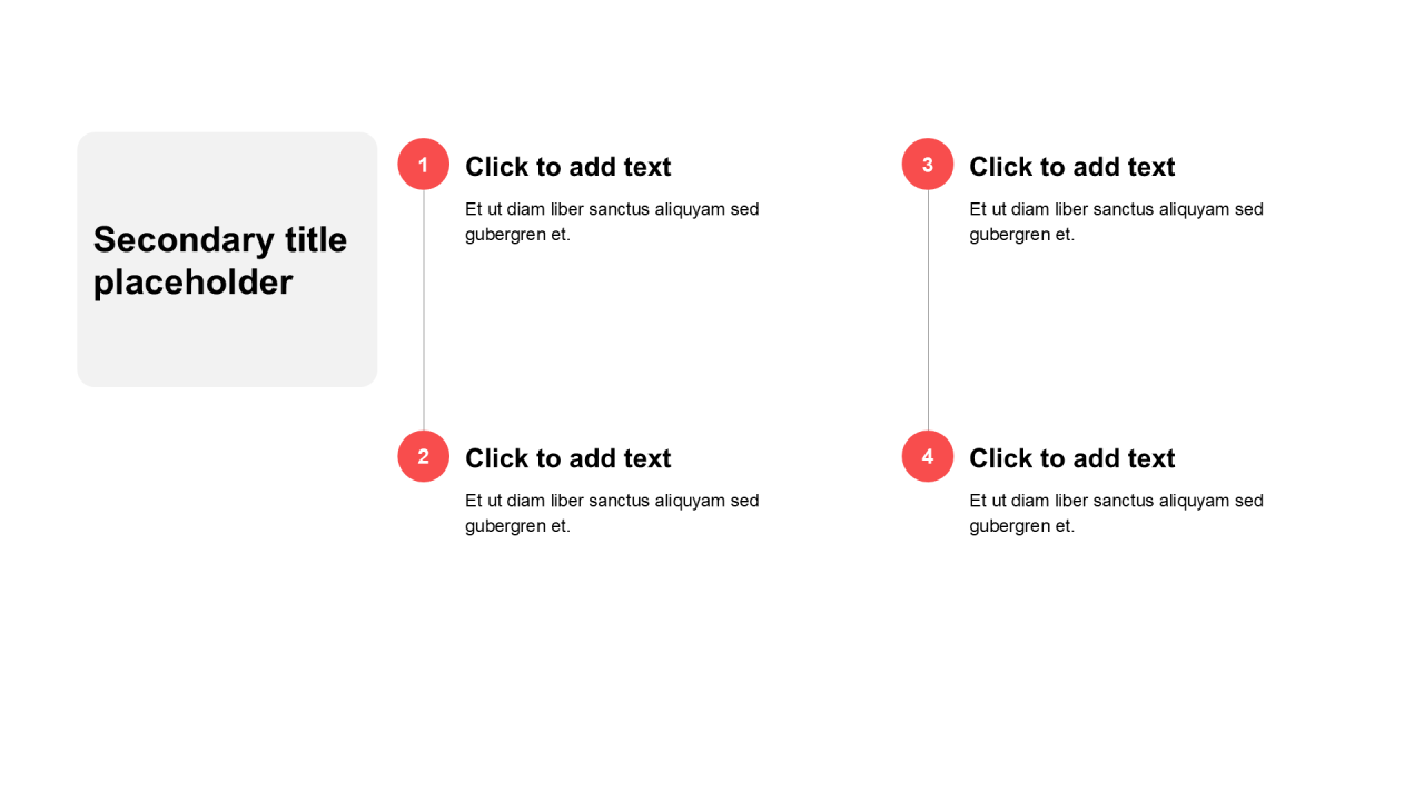 简约扁平纯文字列表