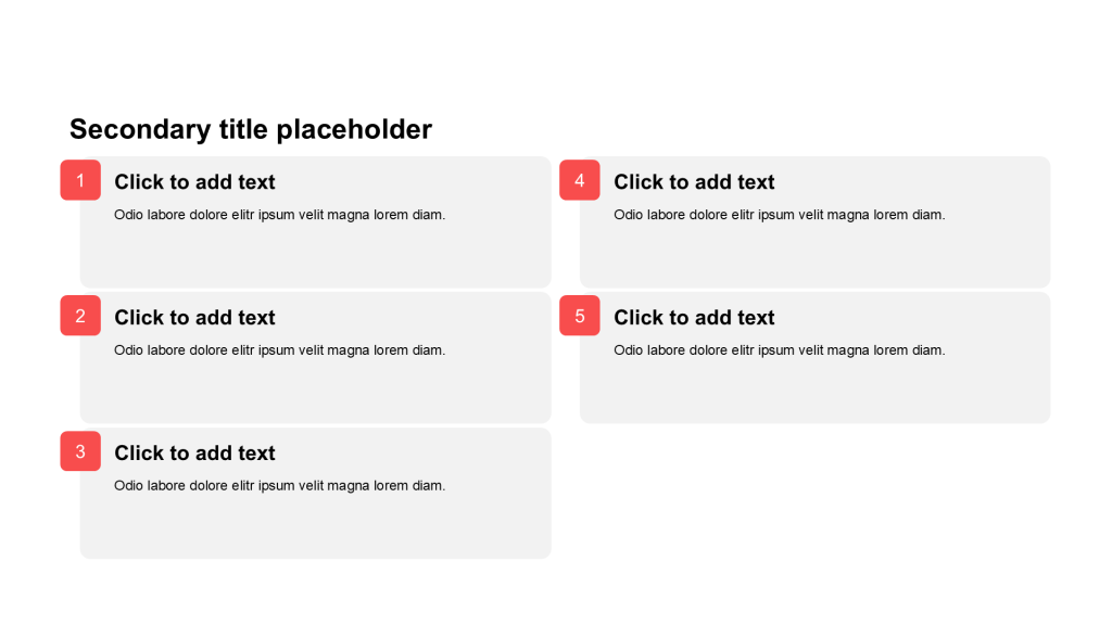 Simple and flat plain text list