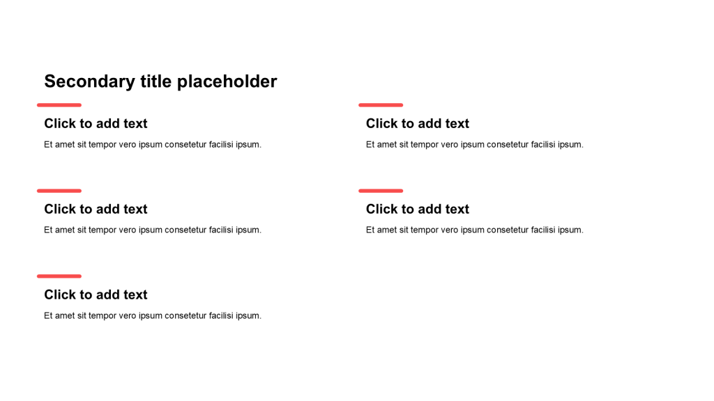 Simple and flat plain text list