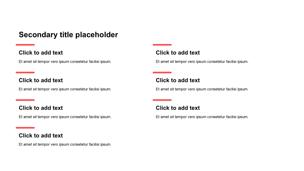 Simple and flat plain text list