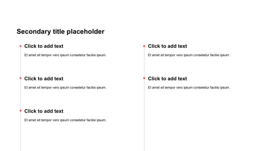 Simple and flat plain text list