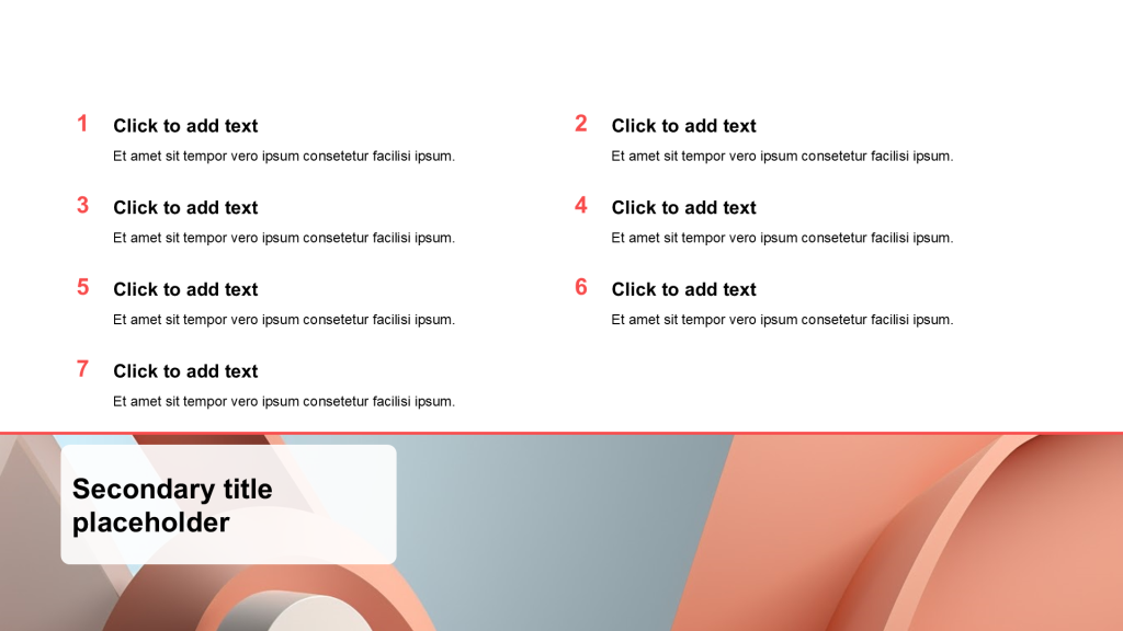 Simple and flat with image list