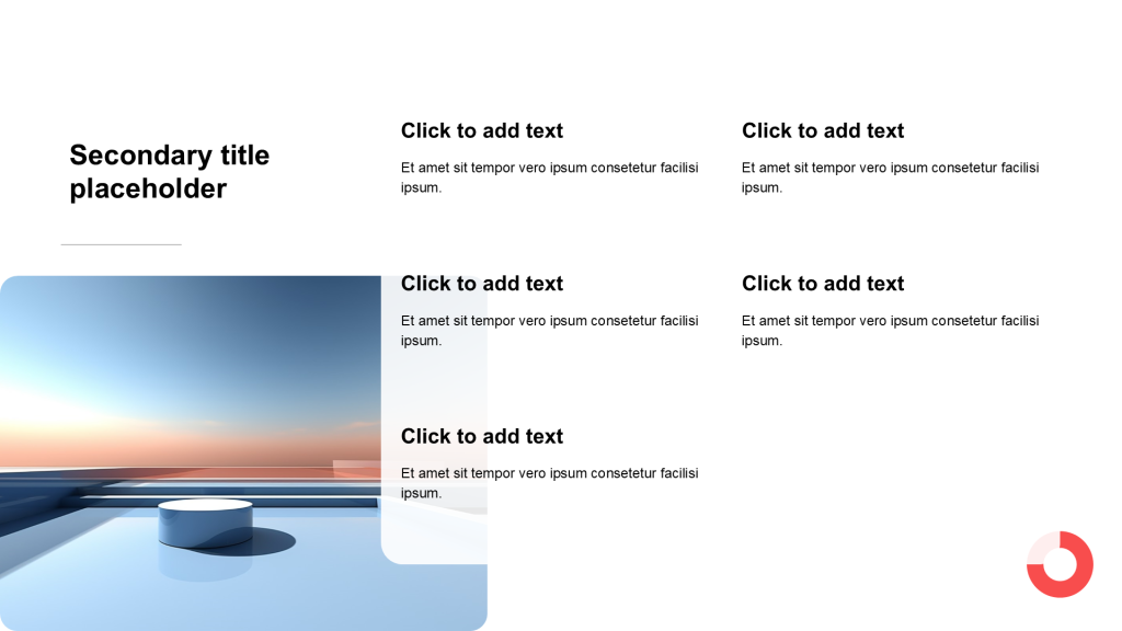Simple and flat with image list