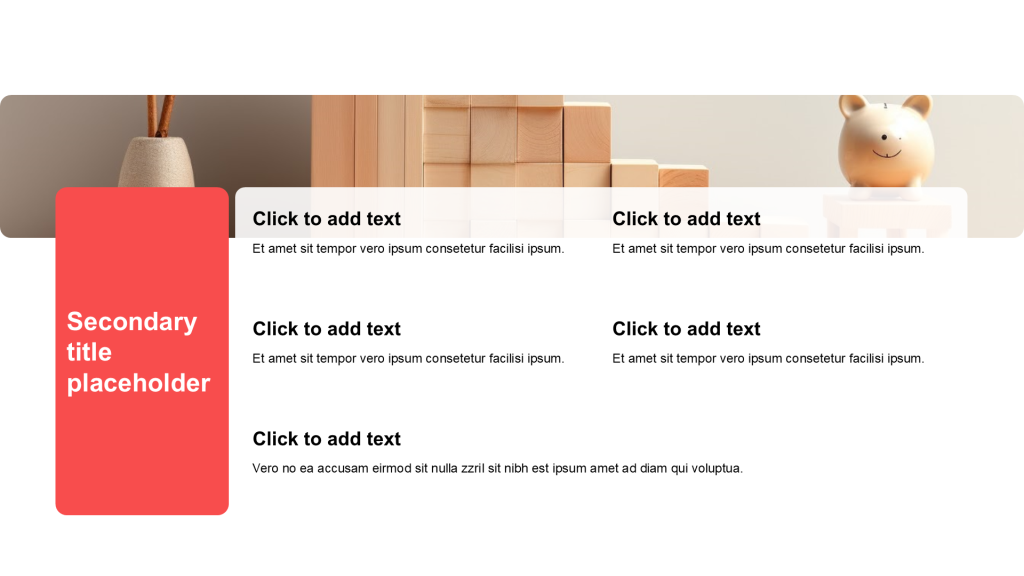 Simple and flat with image list