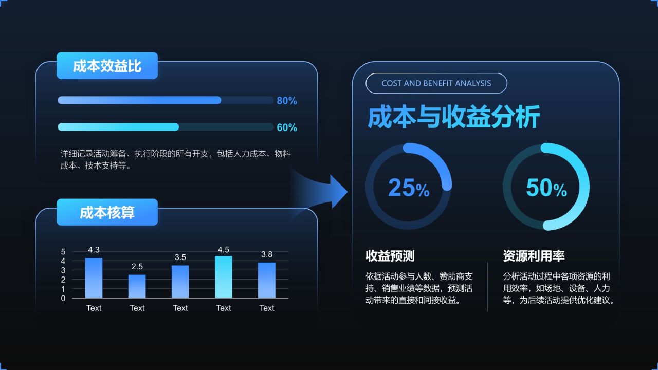 蓝色简约风线上产品发布会活动策划PPT模板