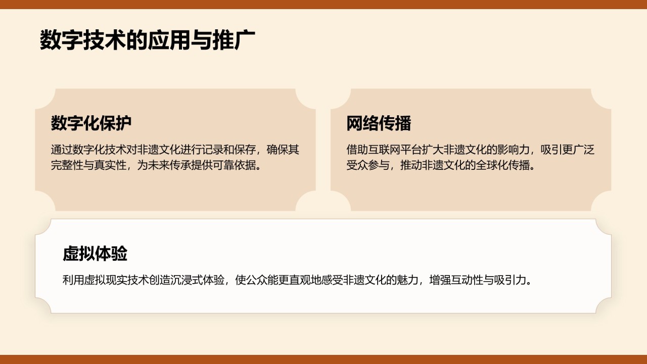 棕色复古风非遗文化PPT模板