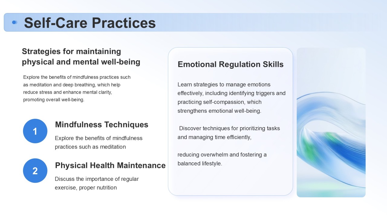 蓝色渐变风英语演讲克服障碍韧性的力量PPT模板