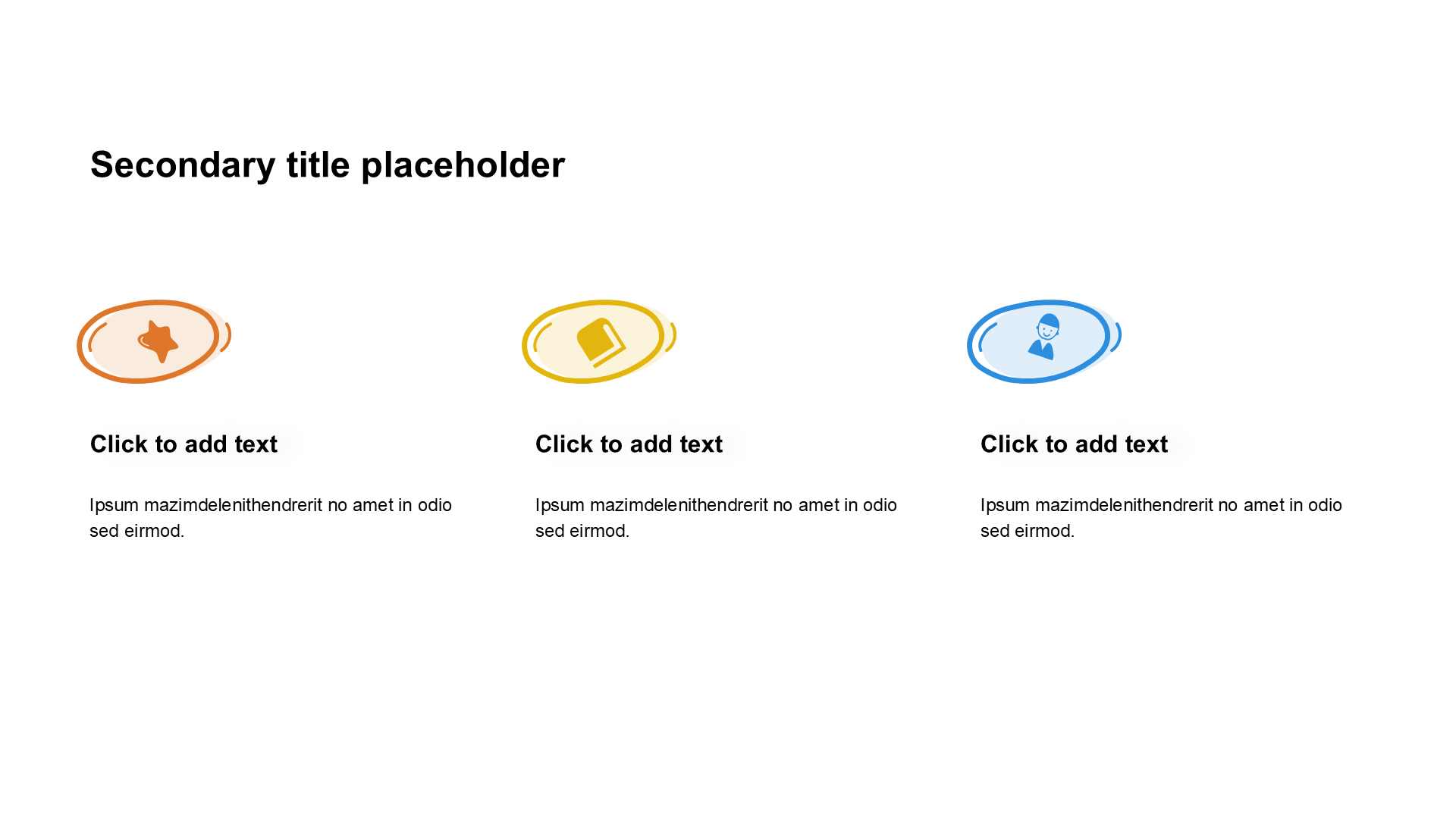 卡通风纯文字列表