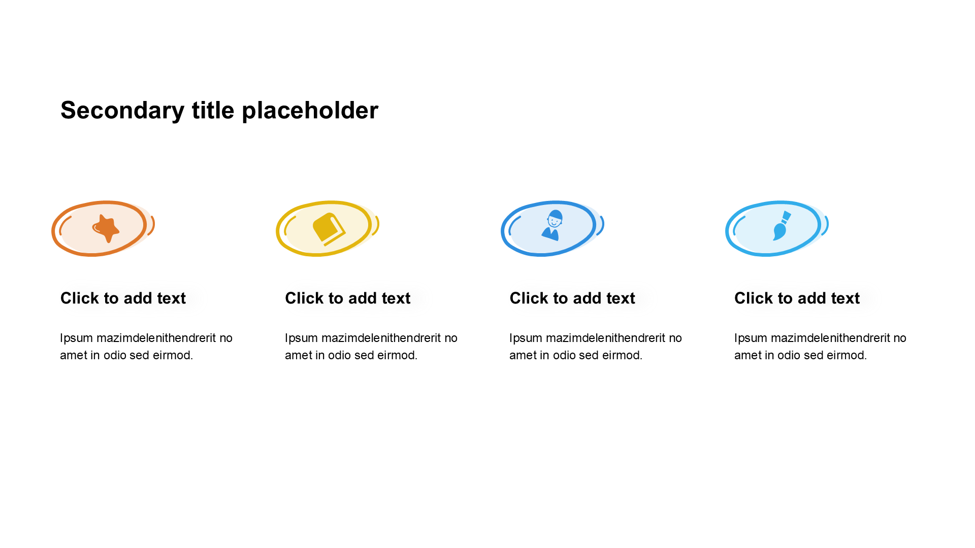 卡通风纯文字列表