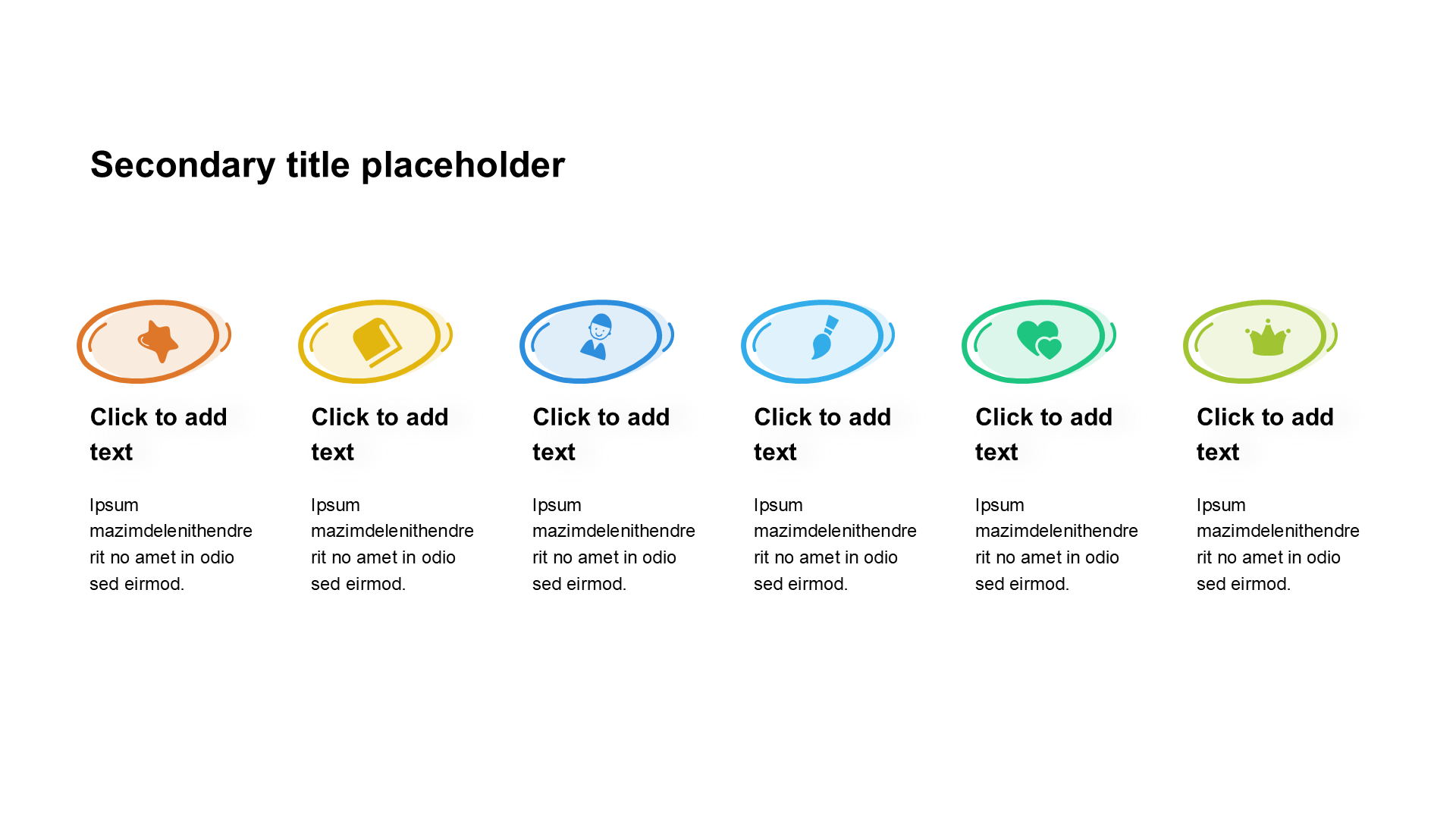 卡通风纯文字列表