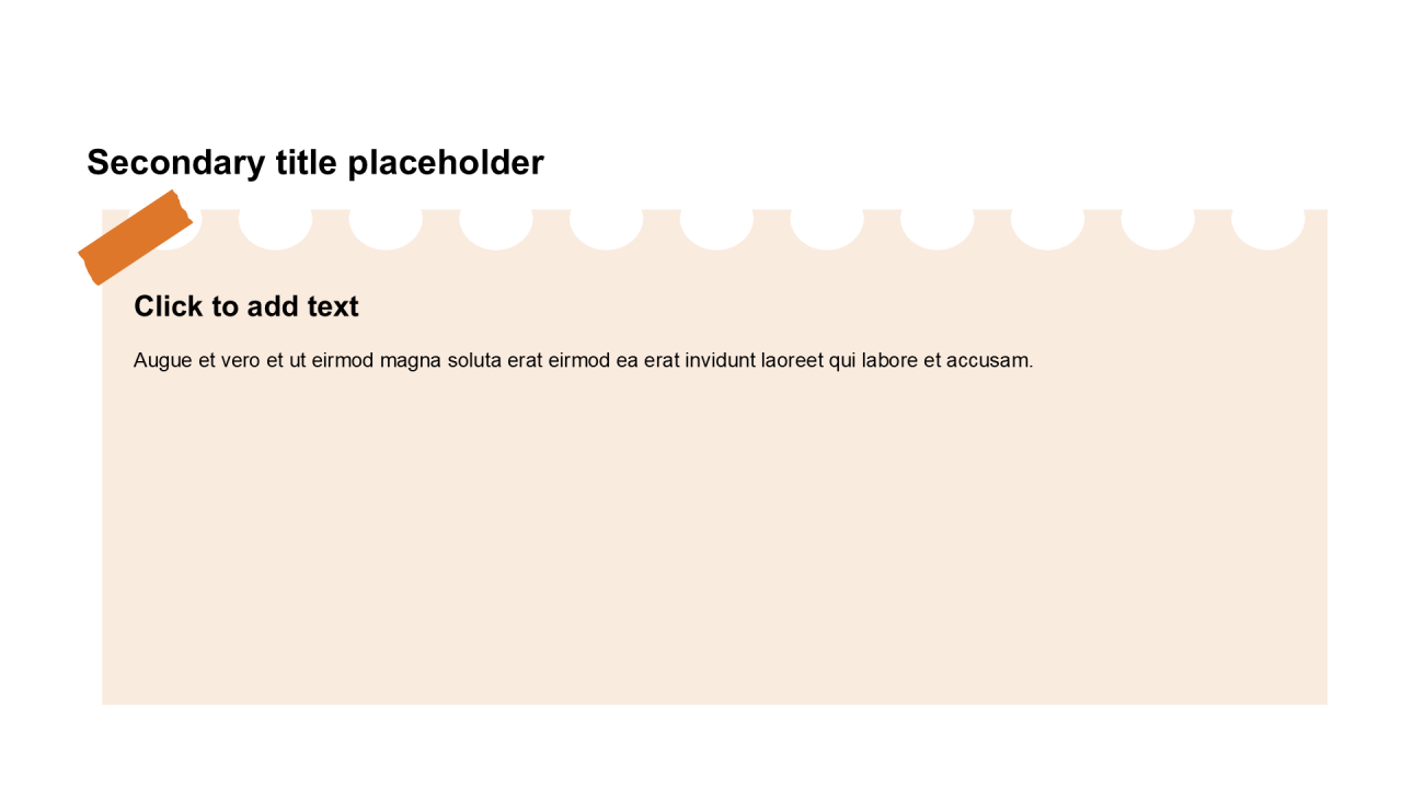 卡通风纯文字列表