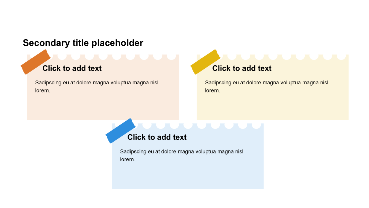 卡通风纯文字列表