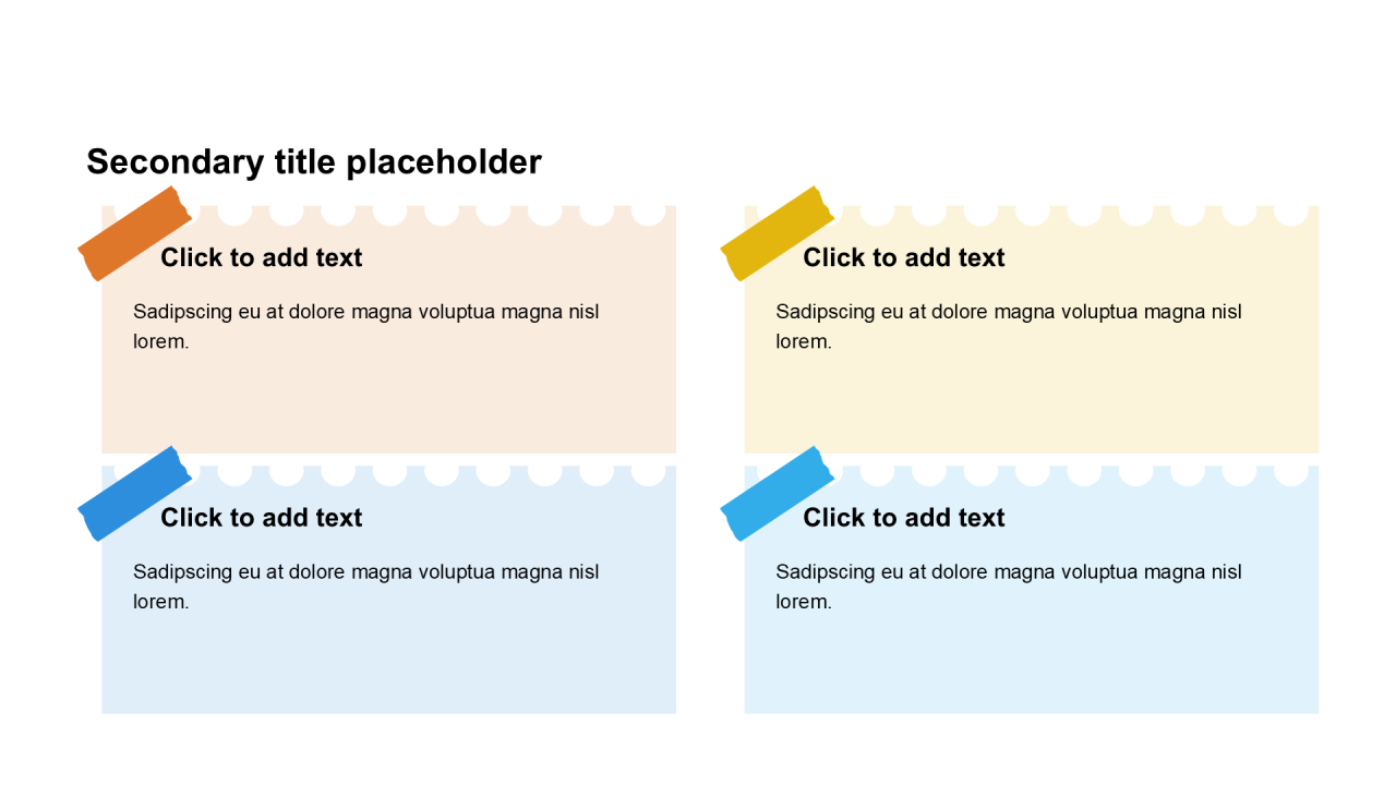 卡通风纯文字列表