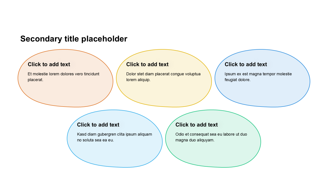 卡通风纯文字列表