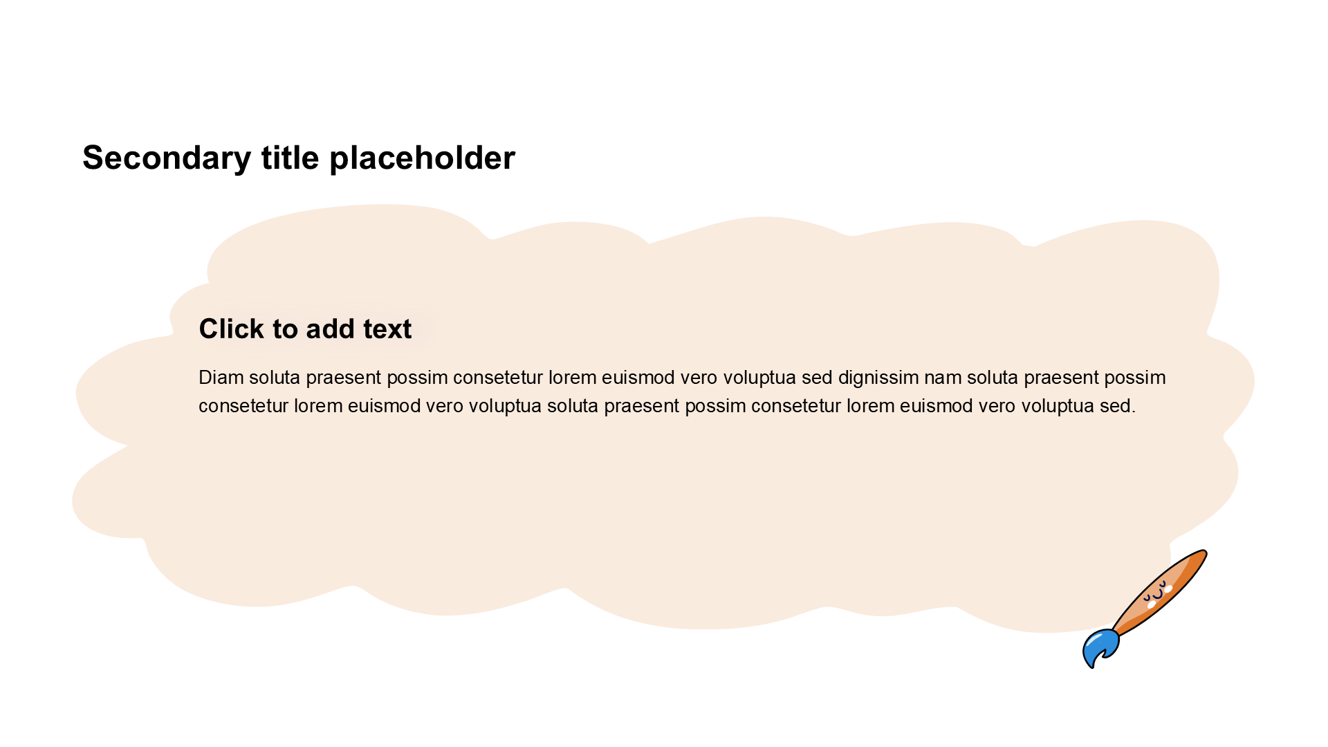 卡通风纯文字列表