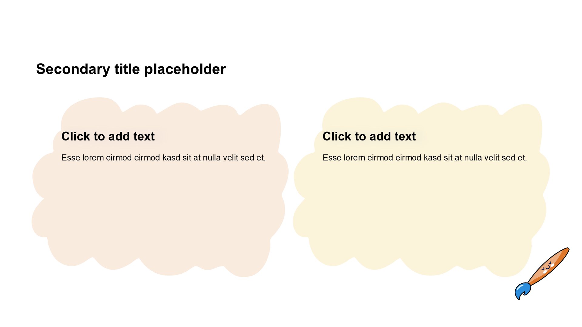 卡通风纯文字列表