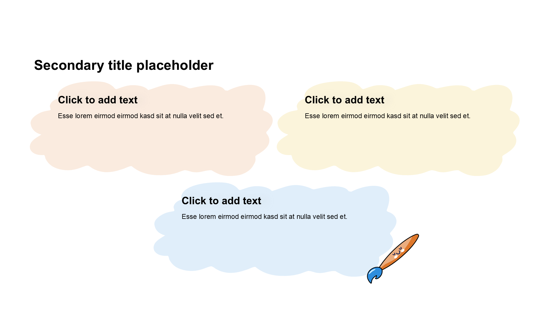 卡通风纯文字列表