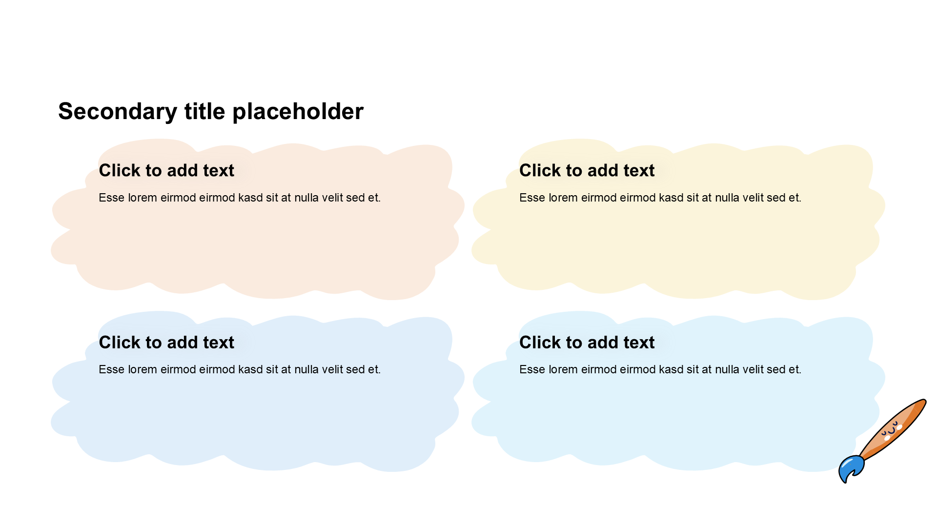 卡通风纯文字列表