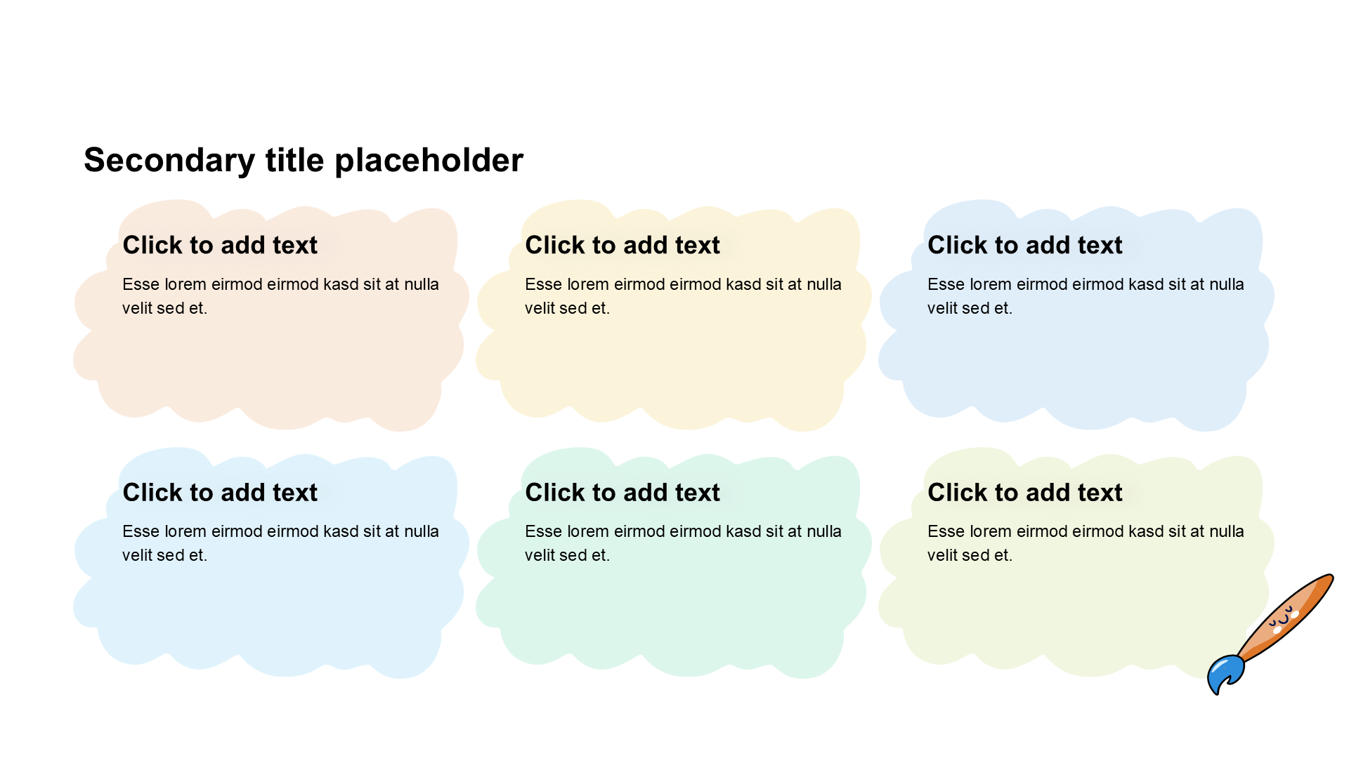 卡通风纯文字列表