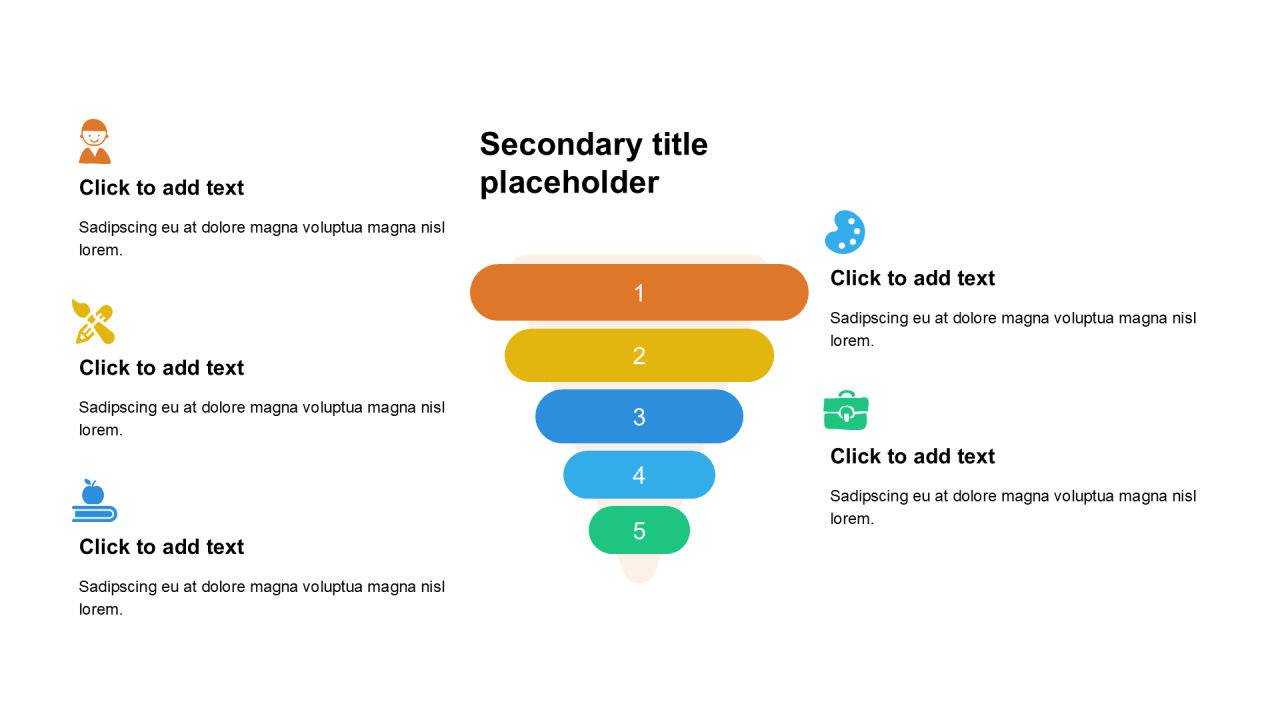 卡通风纯文字列表