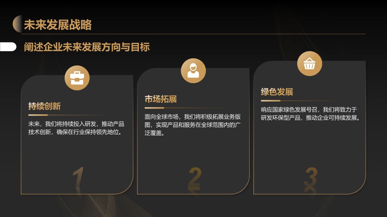 黑色黑金风产品发布会活动策划PPT模板