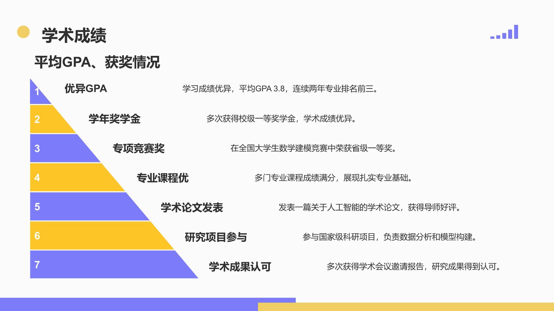 紫色插画风大学生自我介绍PPT模板