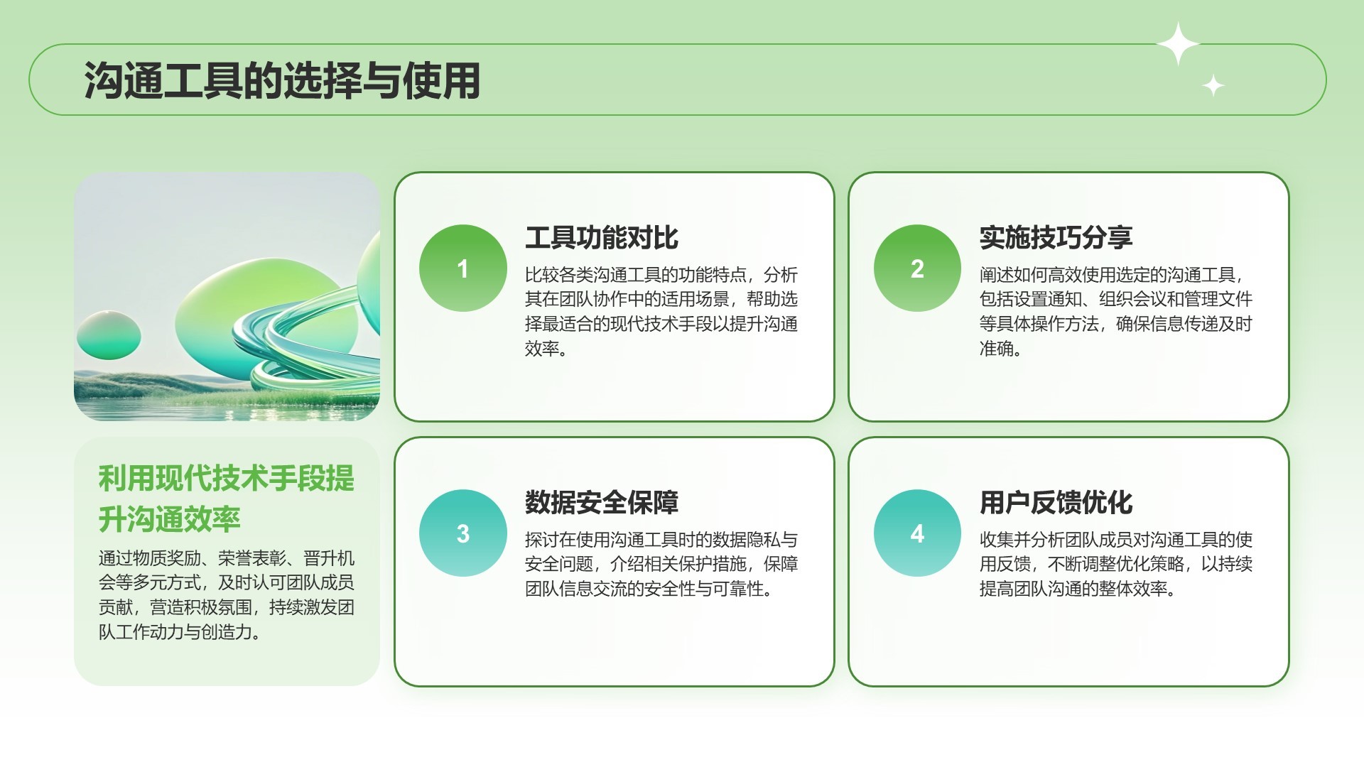 绿色扁平风季度目标设定与执行方案PPT模板