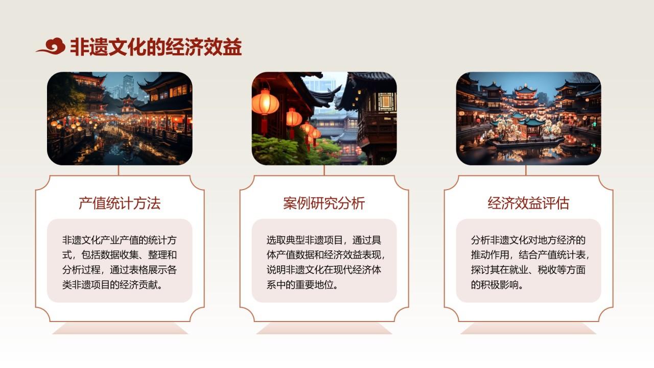 红色中国风非遗文化的传承与推广PPT模板