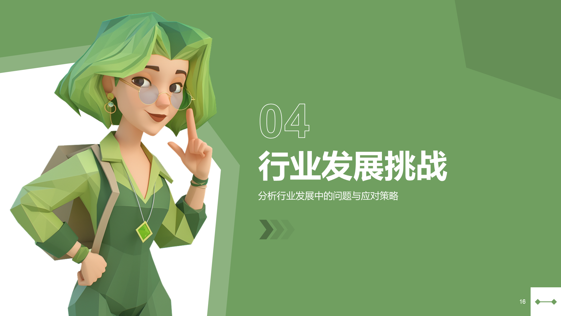 绿色3D风儿童兴趣教育行业报告PPT模板