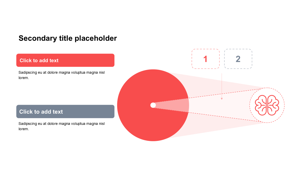 简约扁平纯文字思维模型