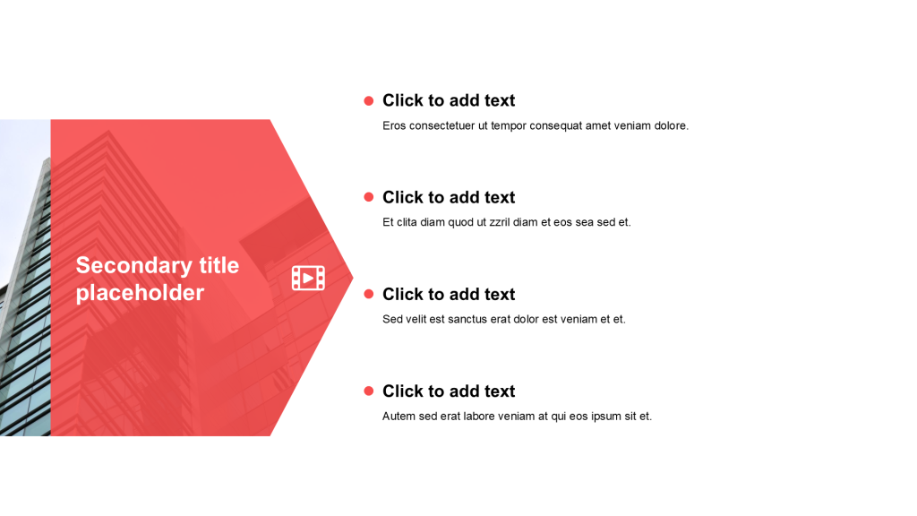 Simple and flat with image list