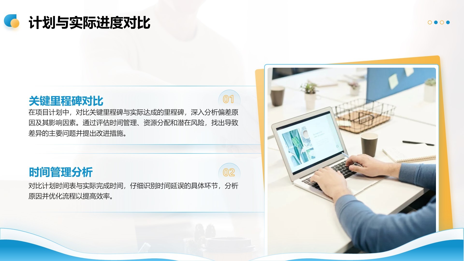 青绿商务风重点项目推进总结PPT模板