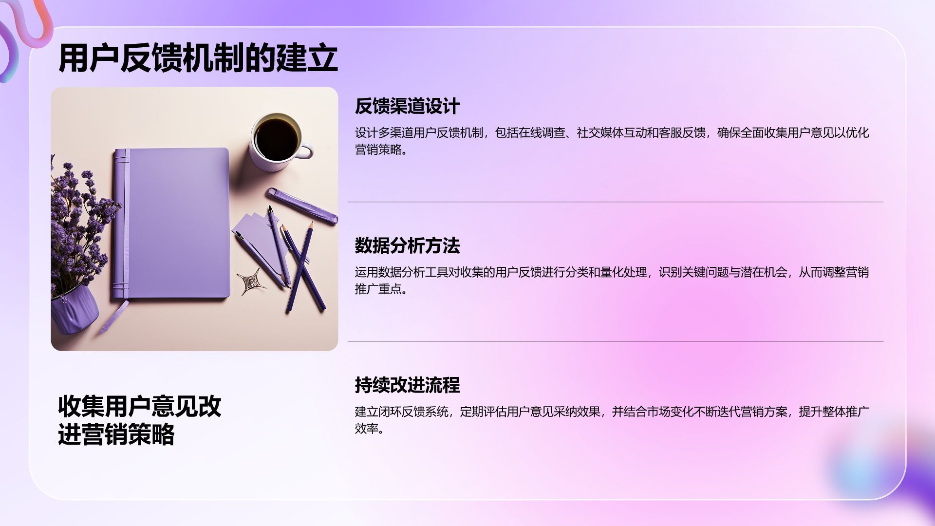 紫色3D风通用行业品牌营销推广方案PPT模板