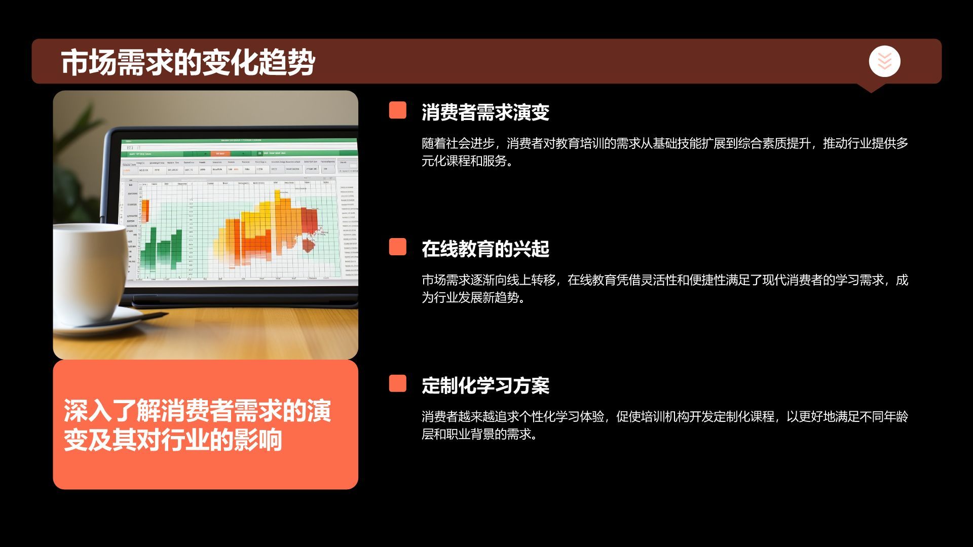 红色商务风教育培训行业商业计划书PPT模板
