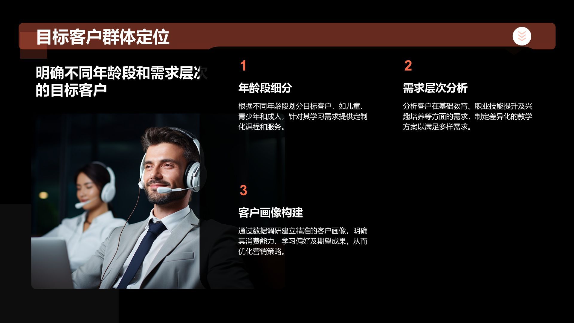 红色商务风教育培训行业商业计划书PPT模板