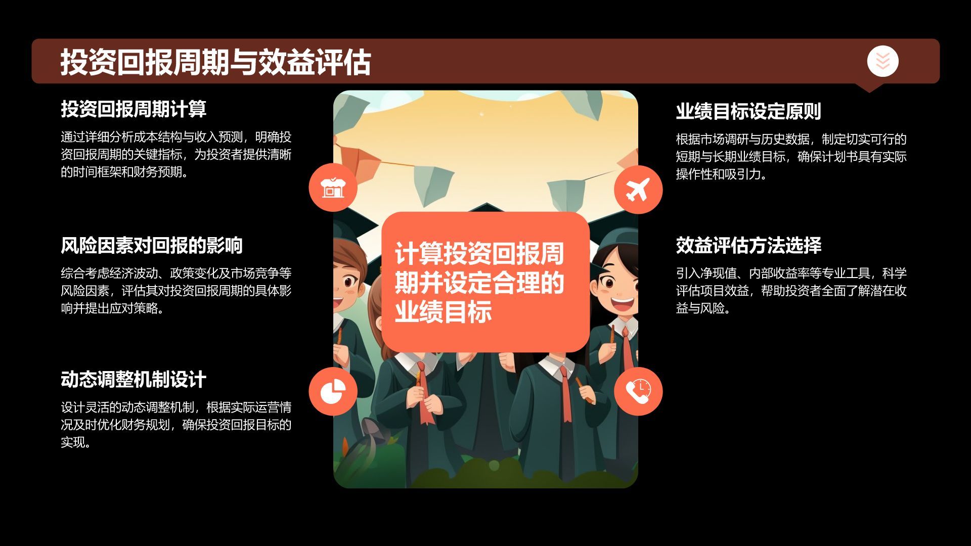 红色商务风教育培训行业商业计划书PPT模板