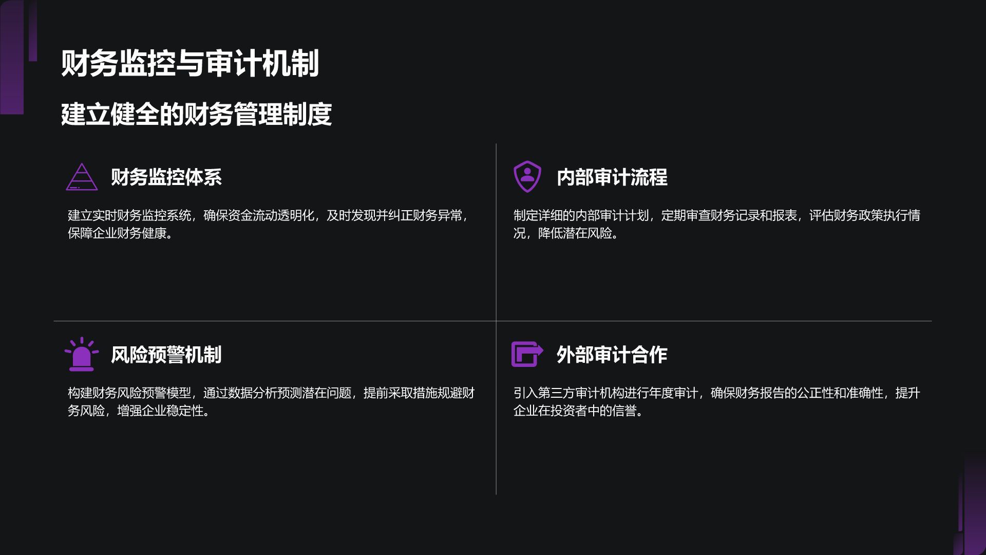 紫色商务风教育培训行业商业计划书PPT模板