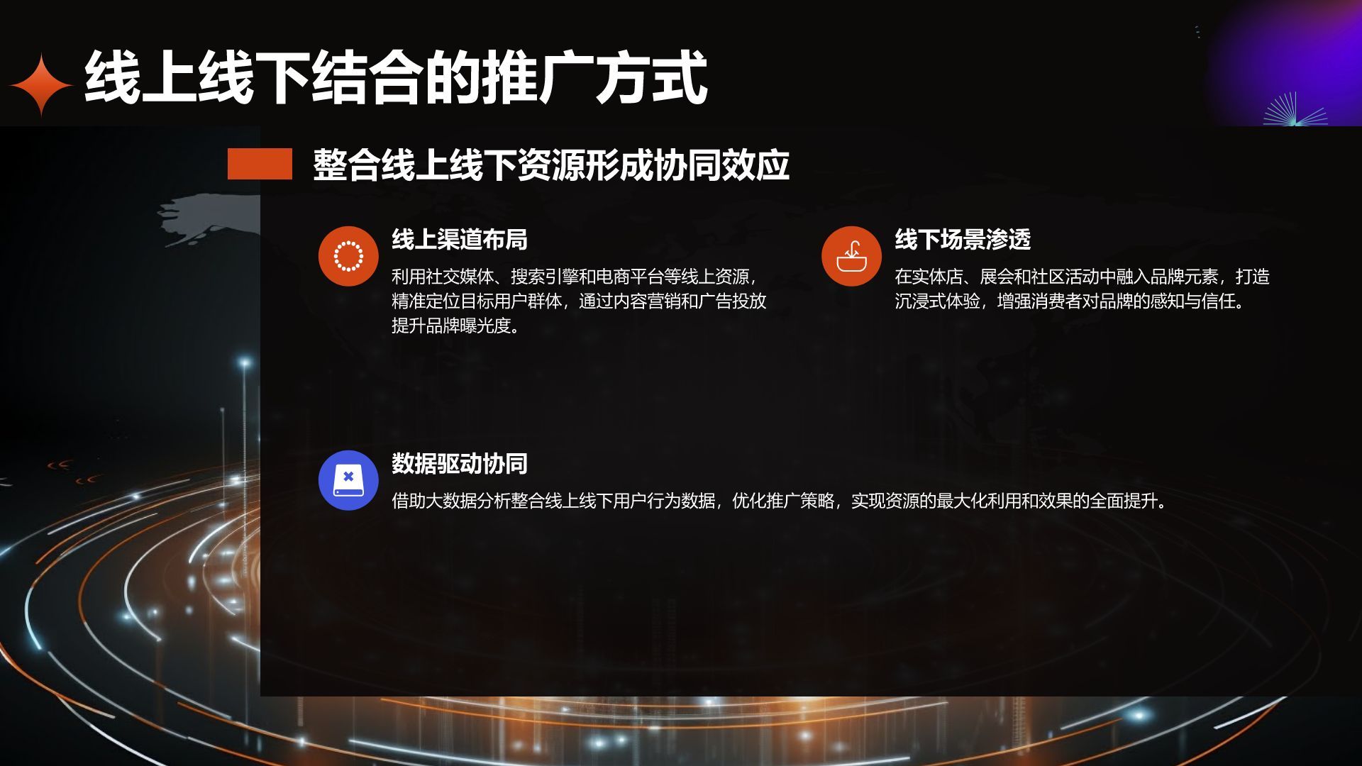 橙色酸性风通用行业品牌营销推广方案PPT模板