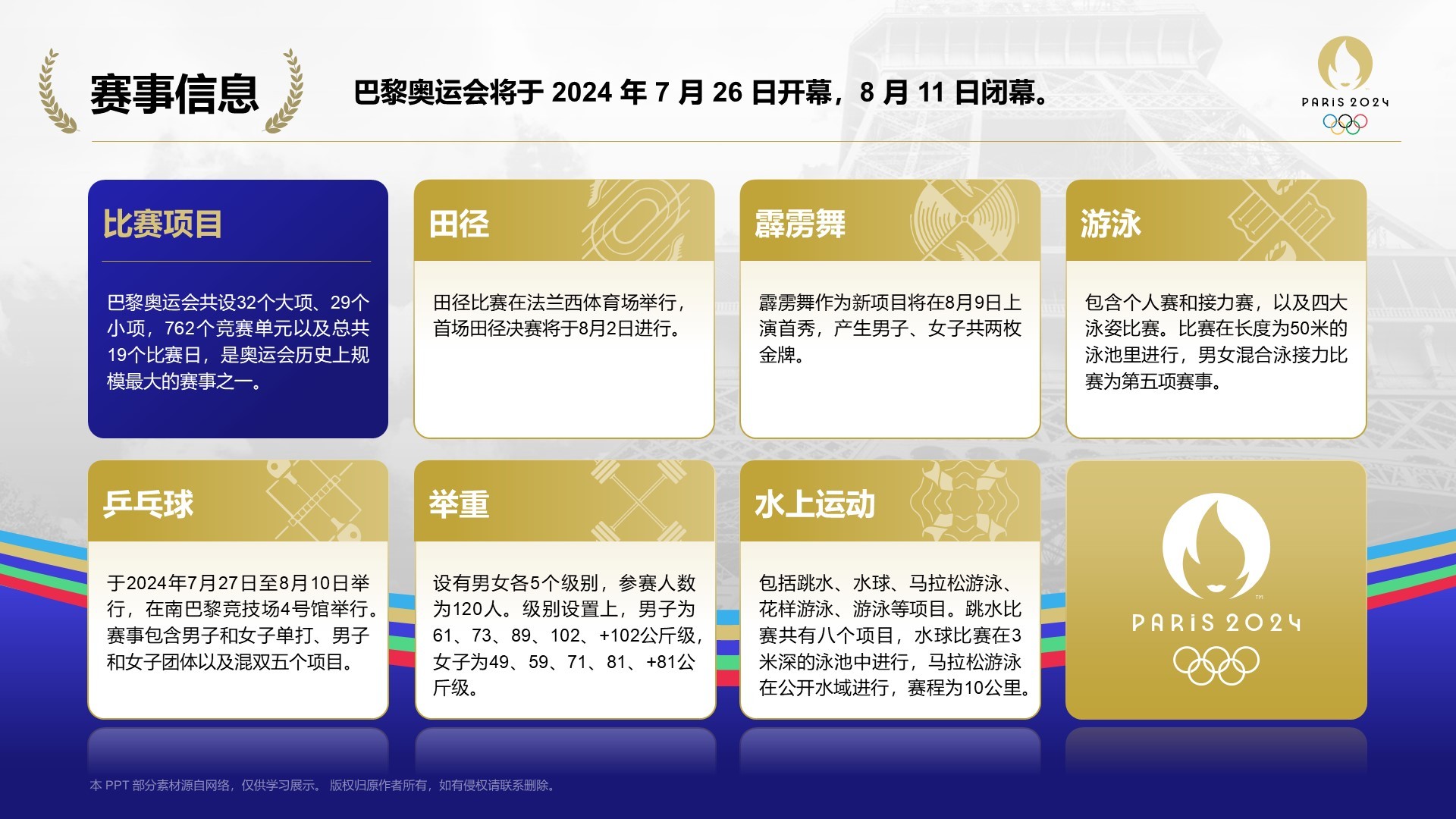 巴黎奥运会PPT