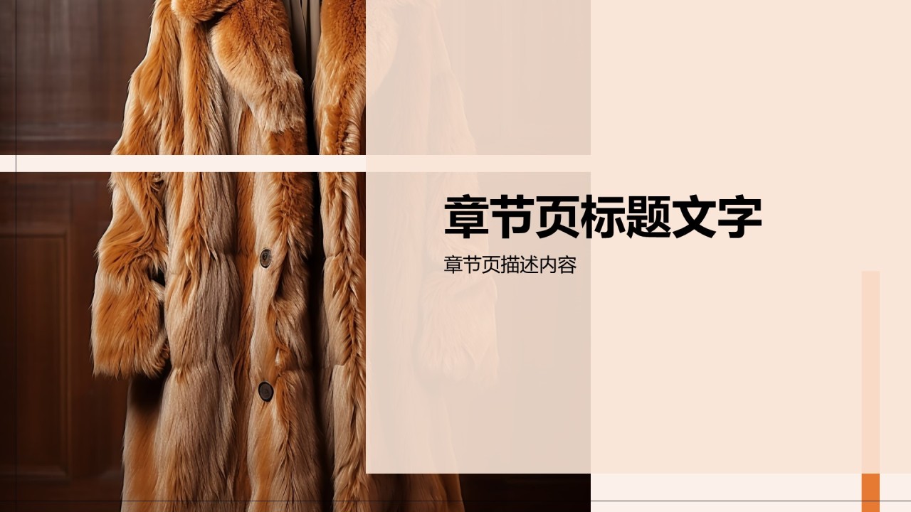 服装时尚相册图集PPT主题