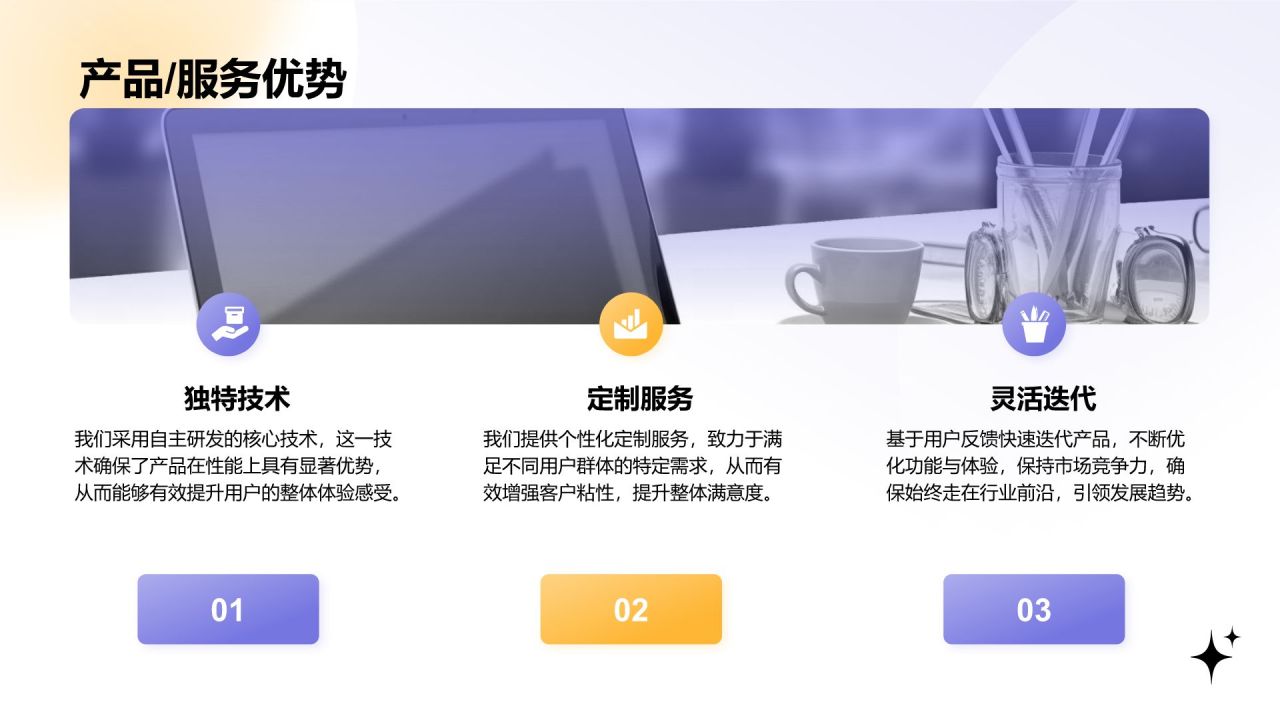 紫色渐变风创新创业计划书PPT模板PPT模板