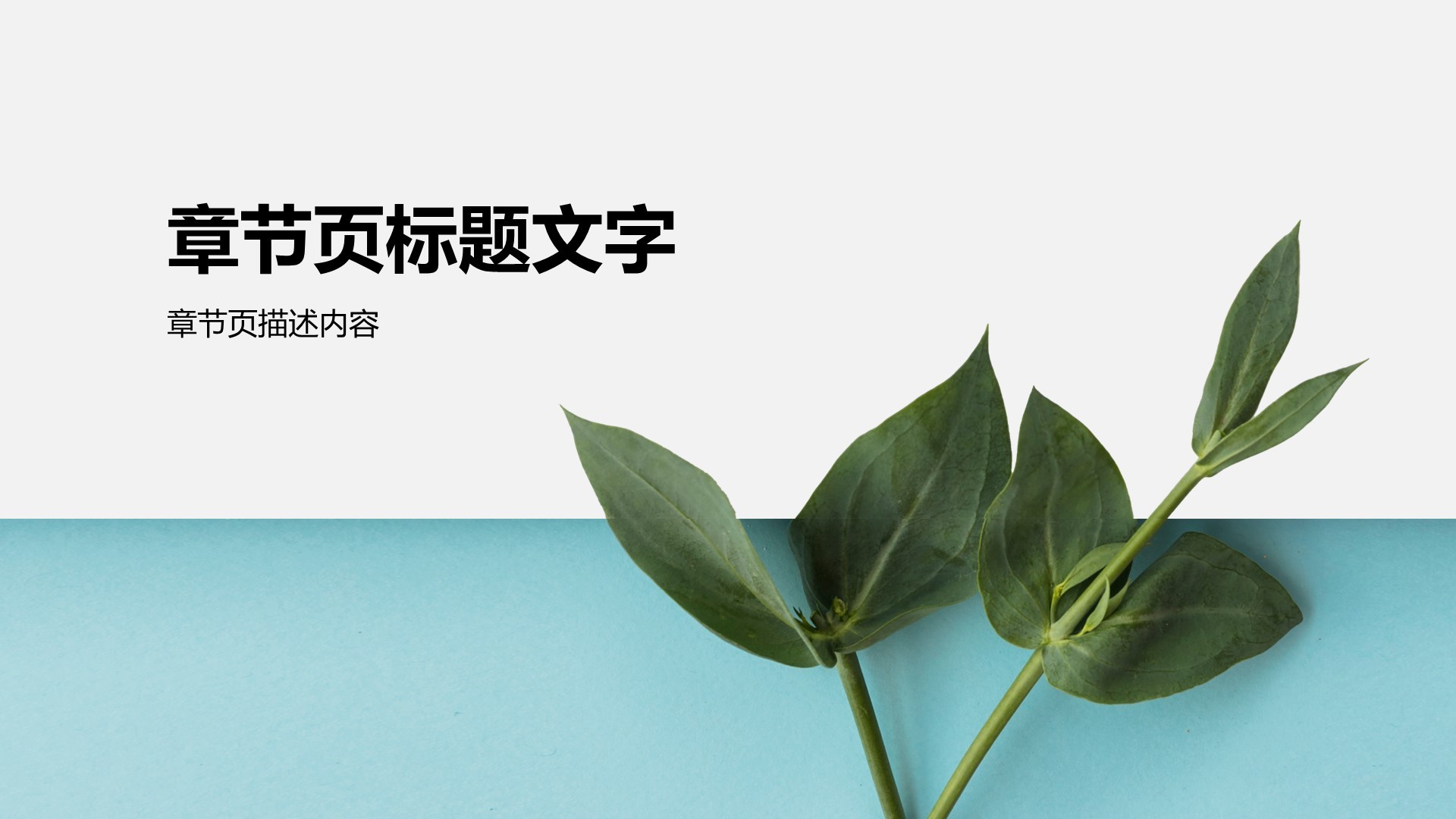 蓝色小清新通用行业活动策划方案PPT主题
