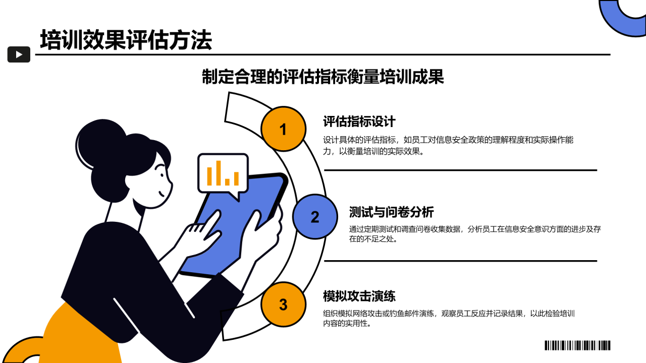 橙色插画风企业信息安全培训PPT模板