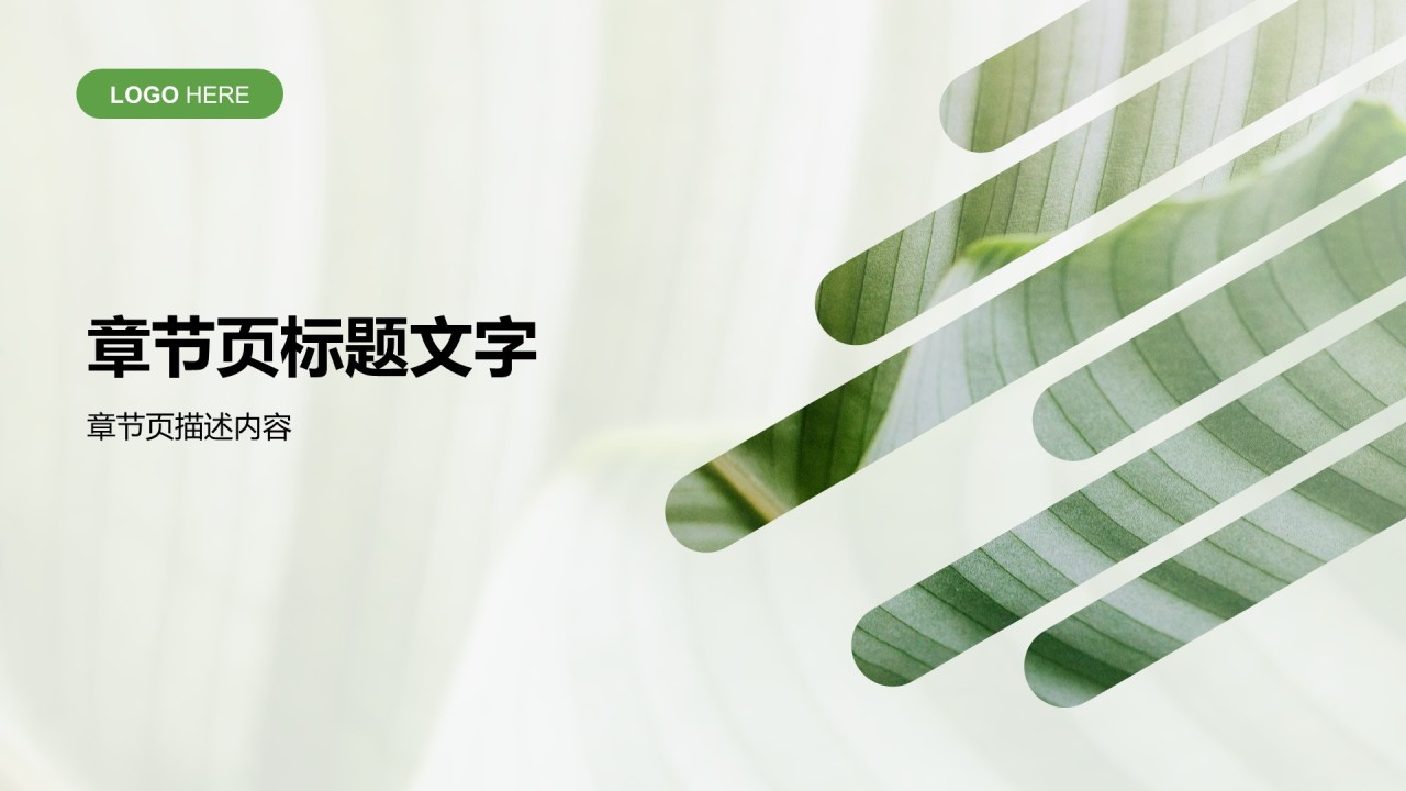 绿色小清新通用行业培训课件PPT