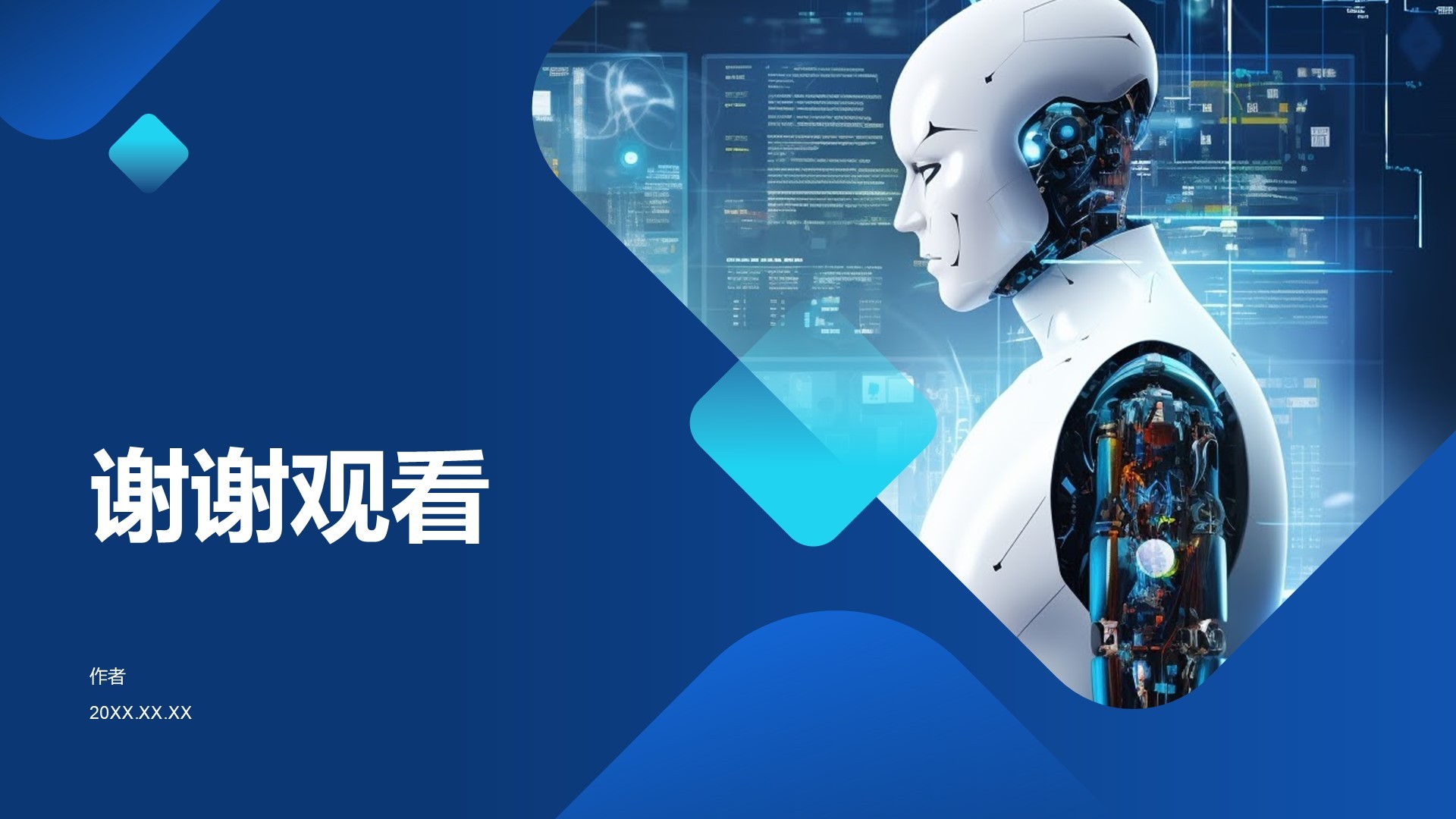 通用行业AI商业计划书PPT主题