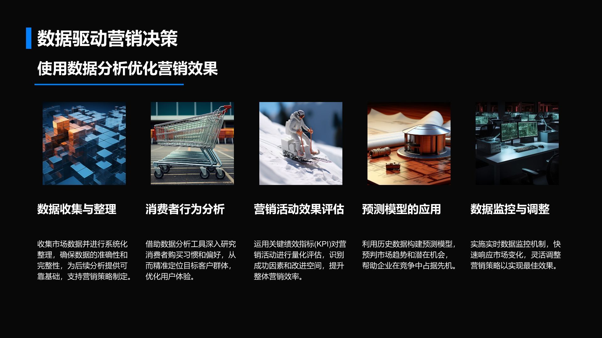 蓝色商务风通用行业商业计划书PPT模板